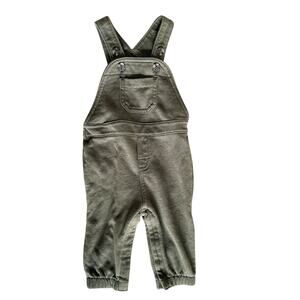 Baby Overalls Unisex Fleece-Knit 3-6m Dark Green  Old Navy NWOT cotton mix